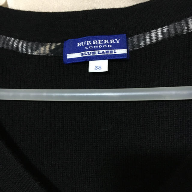BURBERRY(バーバリー)のお値下げ  バーバリー ブルーレーベル 黒 ニット レディースのトップス(ニット/セーター)の商品写真