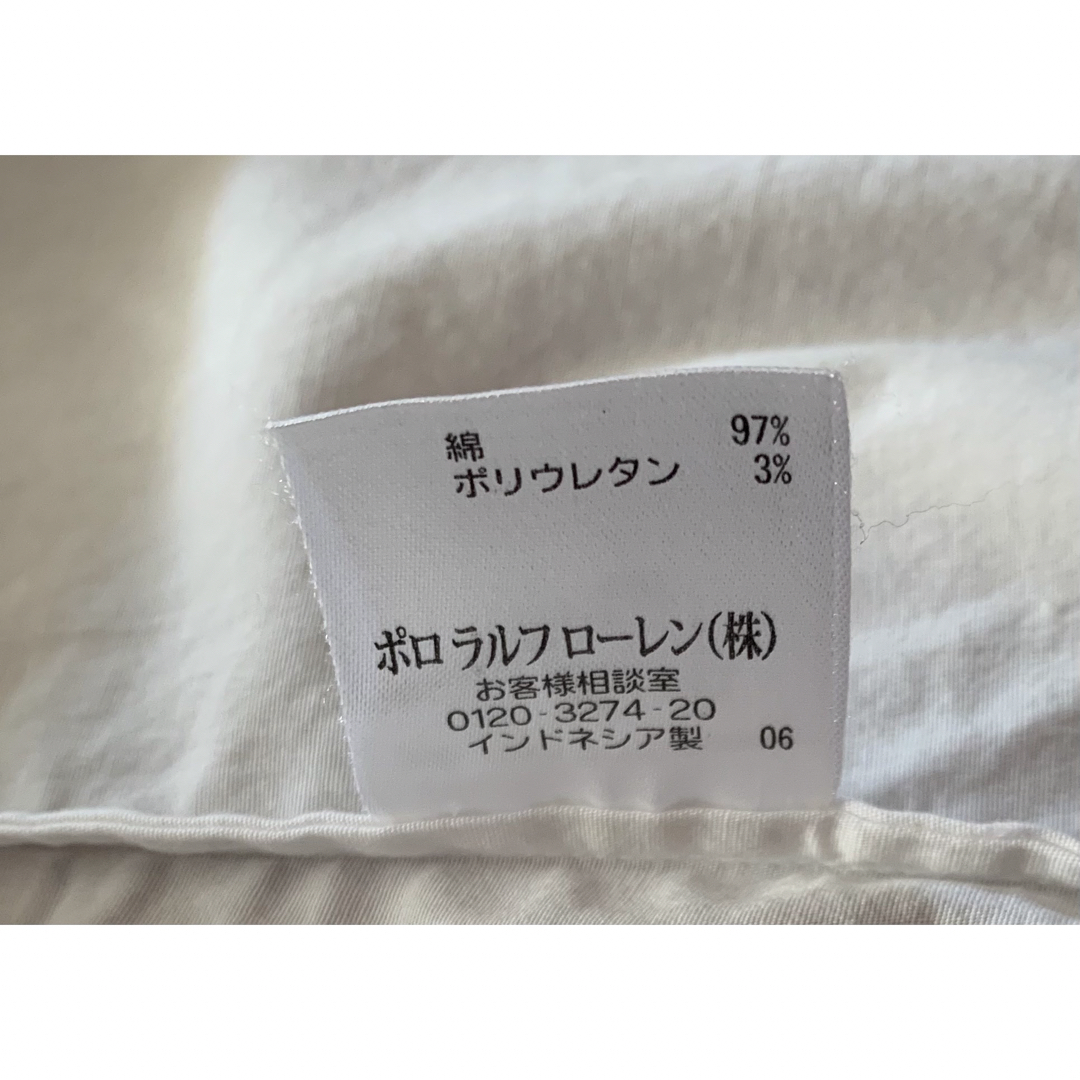 Ralph Lauren(ラルフローレン)のラルフローレン　白　シャツ　130 キッズ/ベビー/マタニティのキッズ服男の子用(90cm~)(ブラウス)の商品写真