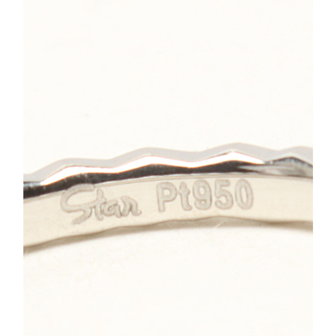STAR JEWELRY(スタージュエリー)の美品 スタージュエリー リング 指輪 Pt950 レディース 9号 レディースのアクセサリー(リング(指輪))の商品写真