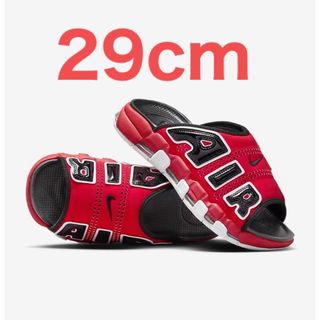 Nike Air More Uptempo Slide Red/Black 29