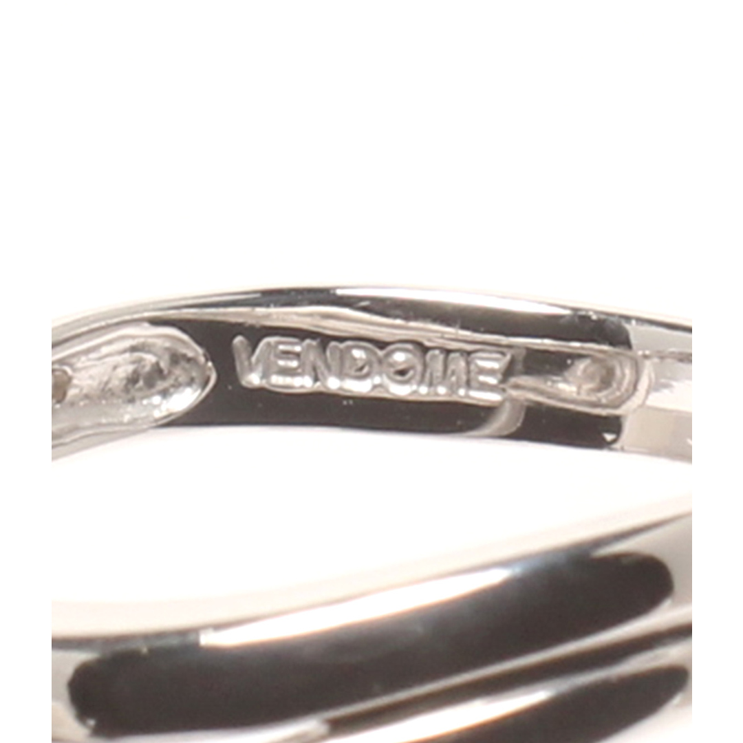 Vendome Aoyama(ヴァンドームアオヤマ)の美品 ヴァンドーム リング 指輪 K18 ダイヤ レディース 4号 レディースのアクセサリー(リング(指輪))の商品写真