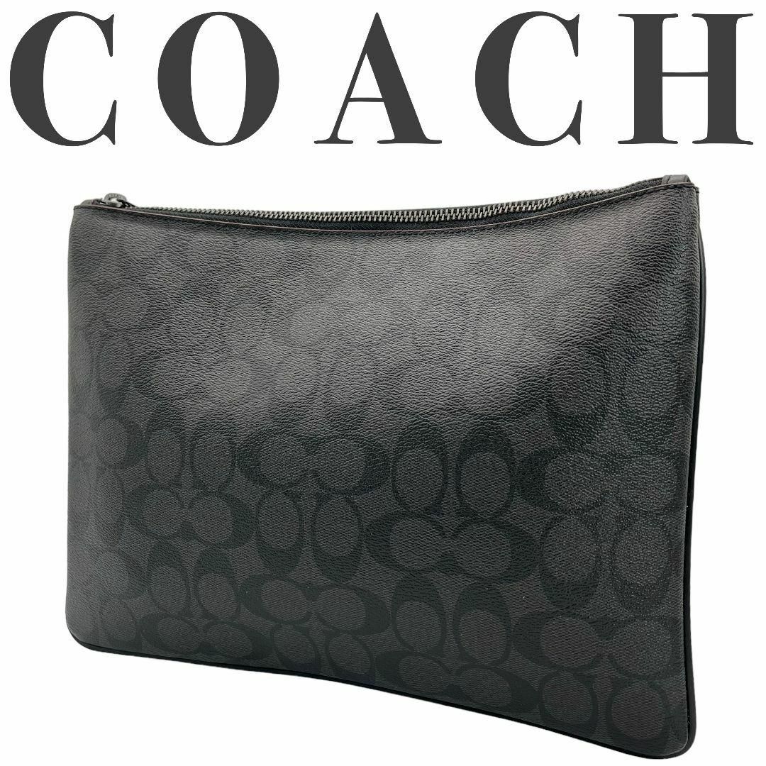 COACH(コーチ)の新品同様 COACH コーチ クラッチバッグ セカンドバッグ メンズのバッグ(その他)の商品写真