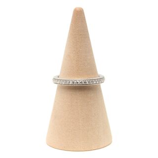 美品   リング 指輪 Pt950 ダイヤ0.14ct    レディース 7号(リング(指輪))