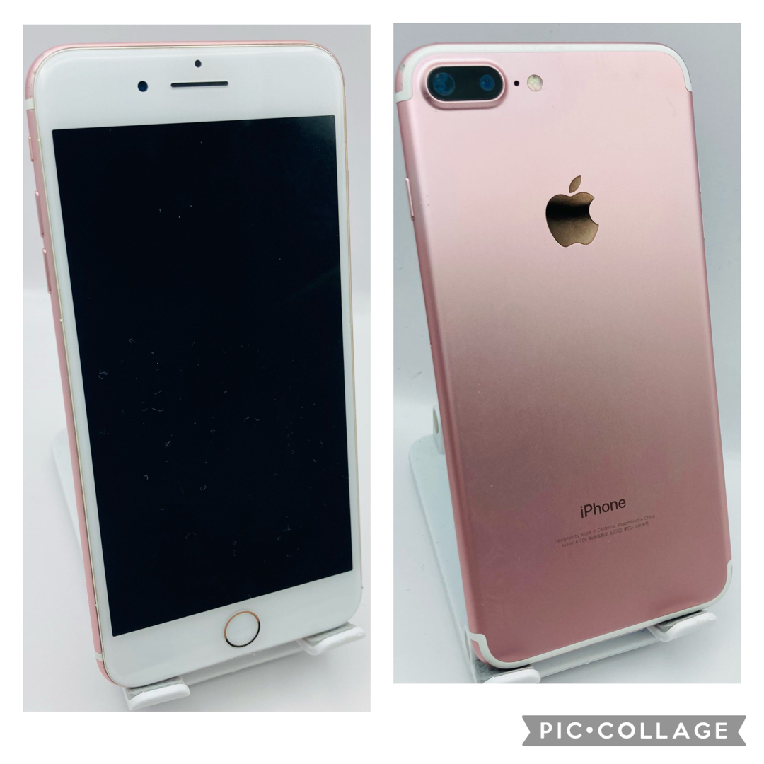 iPhone7plus RoseGold 256GB SIMフリー 100%