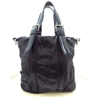 クロエ(Chloe)のChloe(クロエ) トートバッグ - 黒 2012年バレンタイン限定/メンズコレクション/キルティング レザー(トートバッグ)