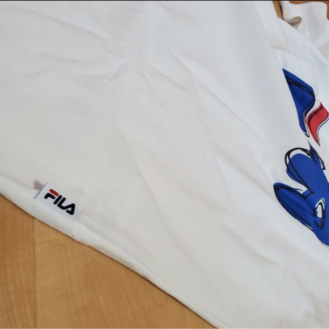 FILA(フィラ)のFILA 長袖 XL ブラック 半袖 古着 ビンテージ ヴィンテージ メンズのトップス(Tシャツ/カットソー(半袖/袖なし))の商品写真