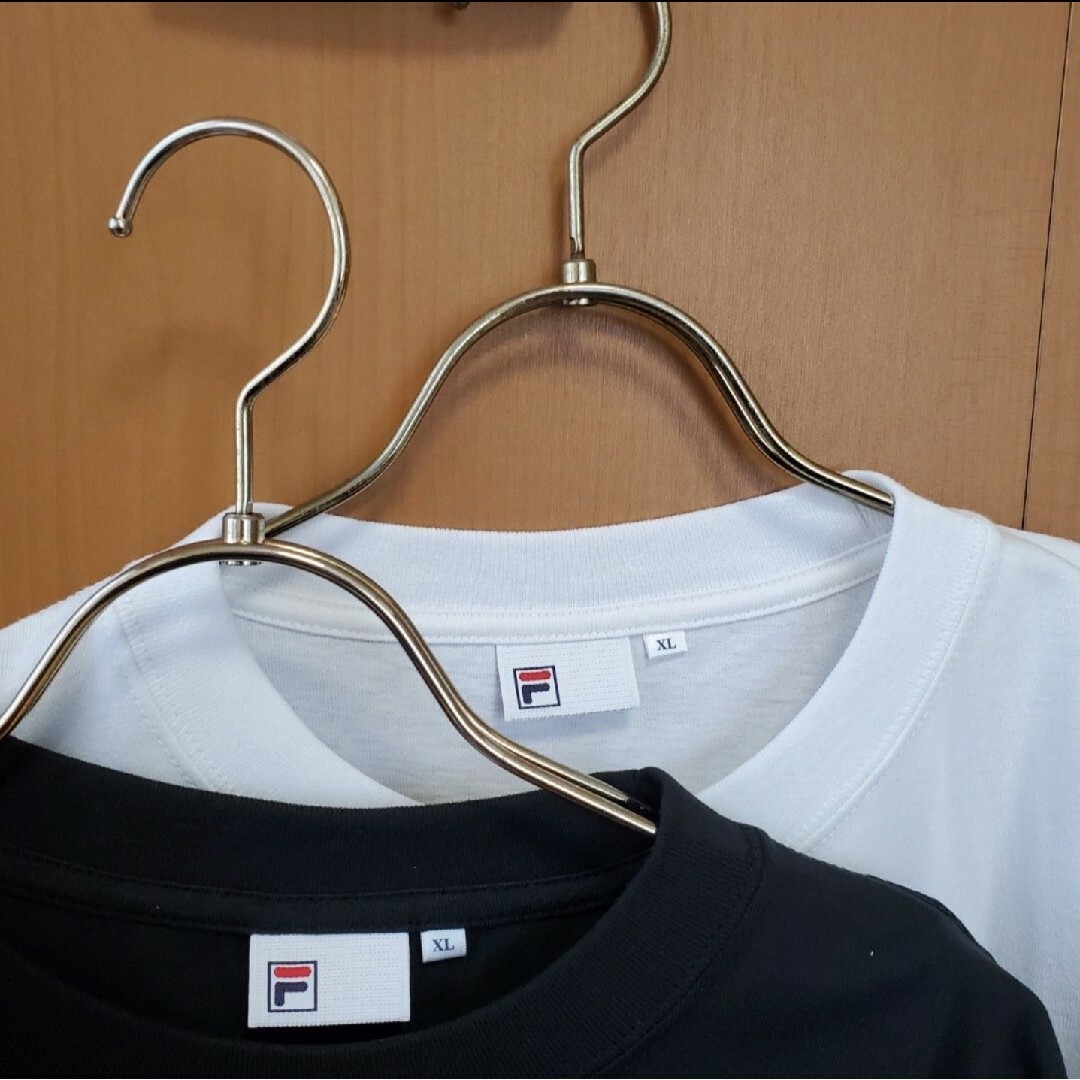 FILA(フィラ)のFILA 長袖 XL ブラック 半袖 古着 ビンテージ ヴィンテージ メンズのトップス(Tシャツ/カットソー(半袖/袖なし))の商品写真