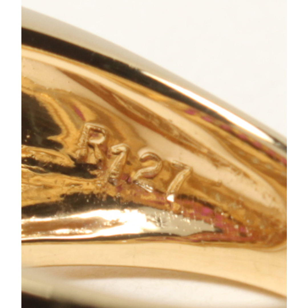 美品  リング 指輪 K18 R1.27ct D0.25ct レディース 11号 レディースのアクセサリー(リング(指輪))の商品写真