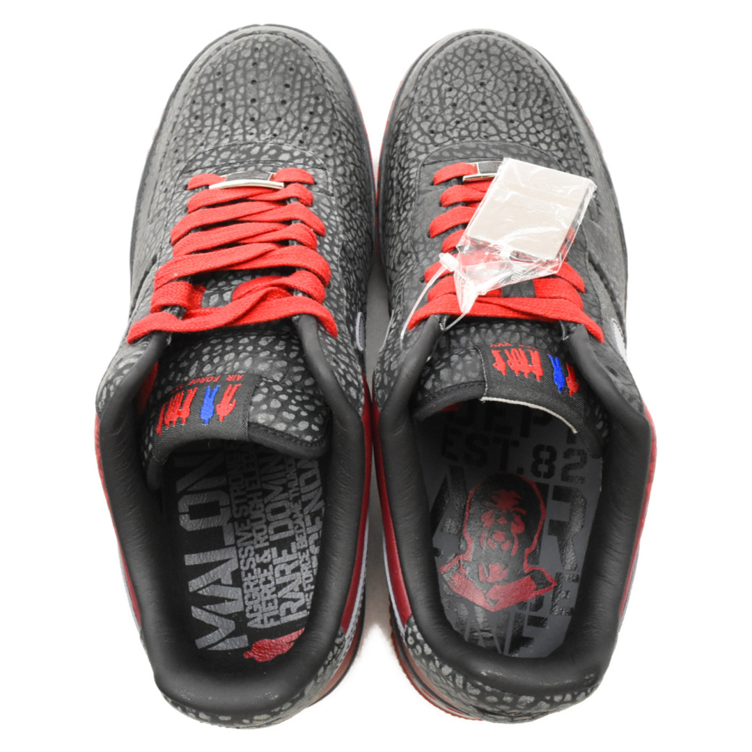 NIKE(ナイキ)のNIKE ナイキ 【観賞用】AIR FORCE 1 LOW Malone Original Six エアフォース1 ロー マローネ ローカットスニーカーシューズ ブラック/レッド US9 315089-001 メンズの靴/シューズ(スニーカー)の商品写真