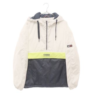 トミー(TOMMY)のTOMMY トミー 中綿入りバイカラーアノラックジャケット ホワイト/ネイビー(フライトジャケット)