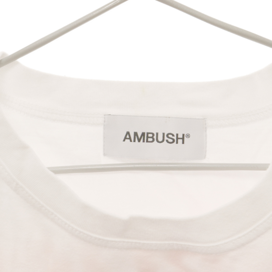 AMBUSH(アンブッシュ)のAMBUSH アンブッシュ XL LOGO T-SHIRT バックロゴプリントクルーネック半袖Tシャツ ホワイト 12111698 メンズのトップス(Tシャツ/カットソー(半袖/袖なし))の商品写真