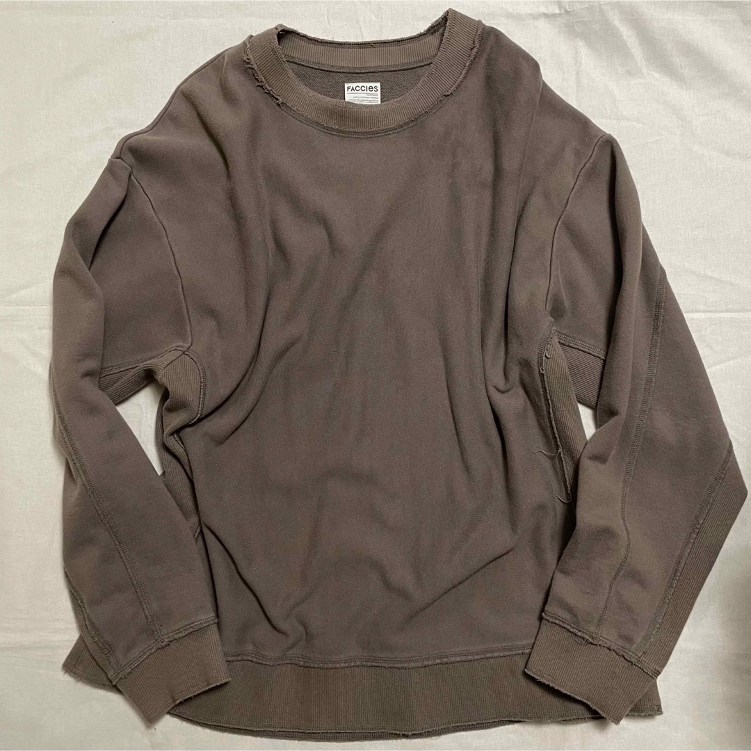 BEAMS(ビームス)のFACCIES crew neck sweat GRAY メンズのトップス(スウェット)の商品写真