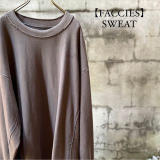 BEAMS - FACCIES crew neck sweat GRAY