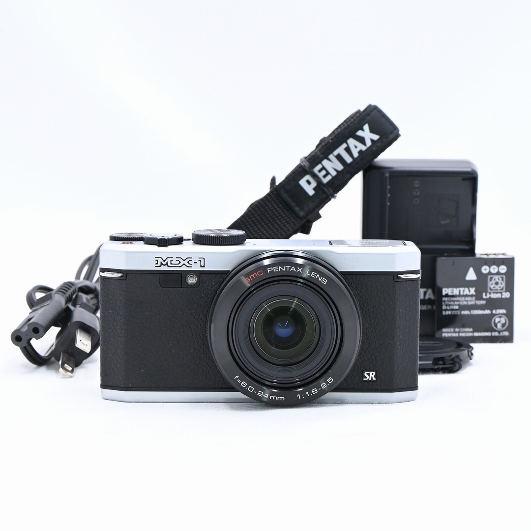 PENTAX(ペンタックス)のPENTAX MX-1 クラシックシルバー スマホ/家電/カメラのカメラ(コンパクトデジタルカメラ)の商品写真