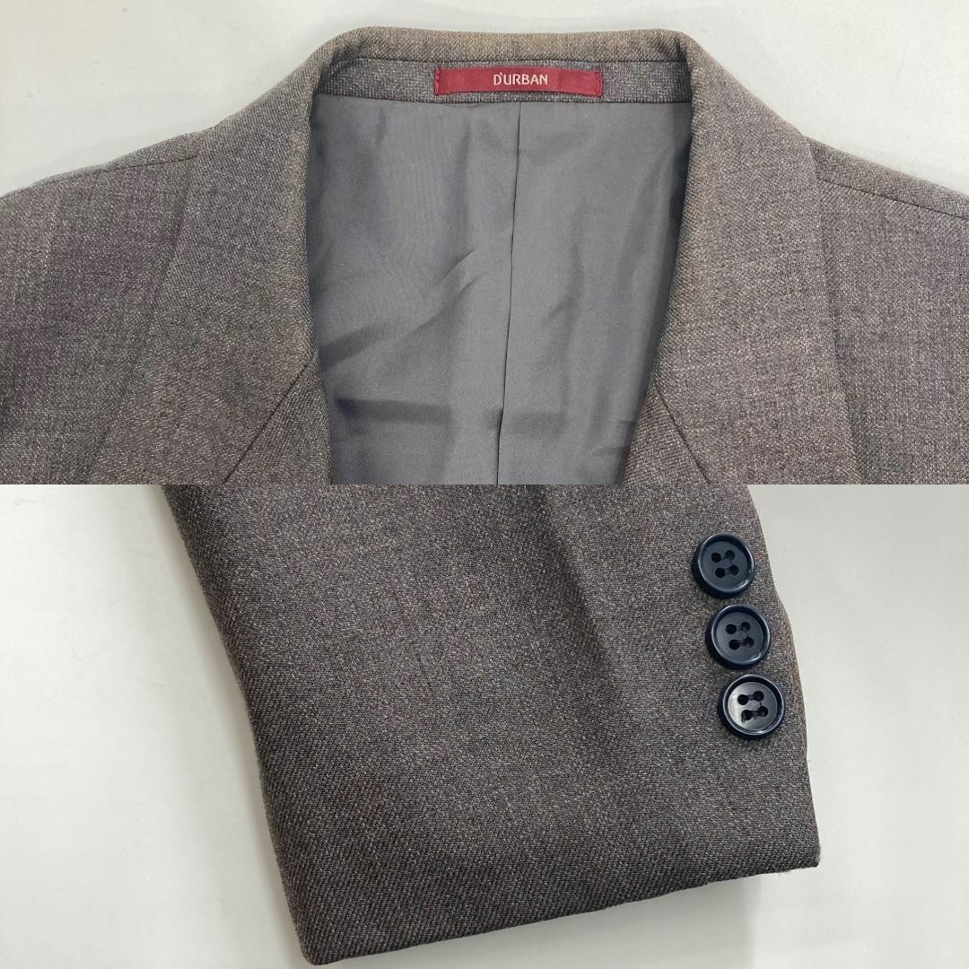 D’URBAN(ダーバン)のD'URBAN ダーバン　セットアップスーツ　グレー　ウール メンズのスーツ(セットアップ)の商品写真