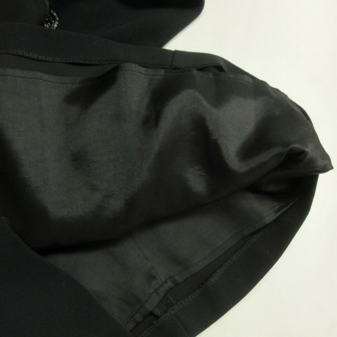 PINKO(ピンコ)のピンコ 美品 近年 ワンピース ドレス ビジュー ミニ 長袖 黒 I 38 レディースのワンピース(ミニワンピース)の商品写真