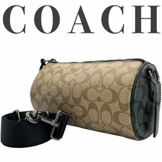 コーチ(COACH)の現行 極美品 COACH コーチ バレルバッグボディバッグ ショルダーバッグ(ウエストポーチ)