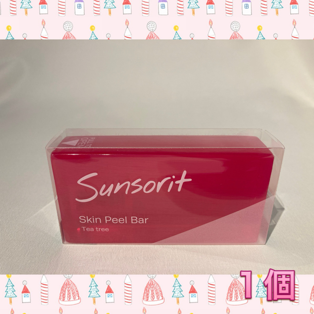 sunsorit(サンソリット)のサンソリット スキンピールバー ティートゥリー 赤 1個 コスメ/美容のスキンケア/基礎化粧品(洗顔料)の商品写真
