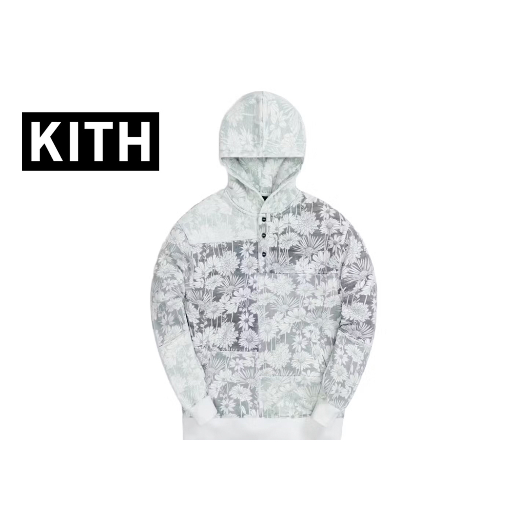 KITH(キス)の希少L★Kith キス フローラル総柄 21SS フーデットパーカー フーディー メンズのトップス(パーカー)の商品写真