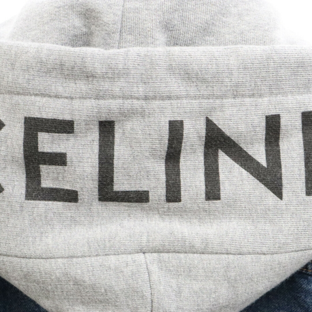 celine(セリーヌ)のCELINE セリーヌ 22AW by Hedi Slimane TRUCKER DENIM JACKET 2Q472930F フードロゴプリント デニムジャケット インディゴ/グレー メンズのジャケット/アウター(Gジャン/デニムジャケット)の商品写真