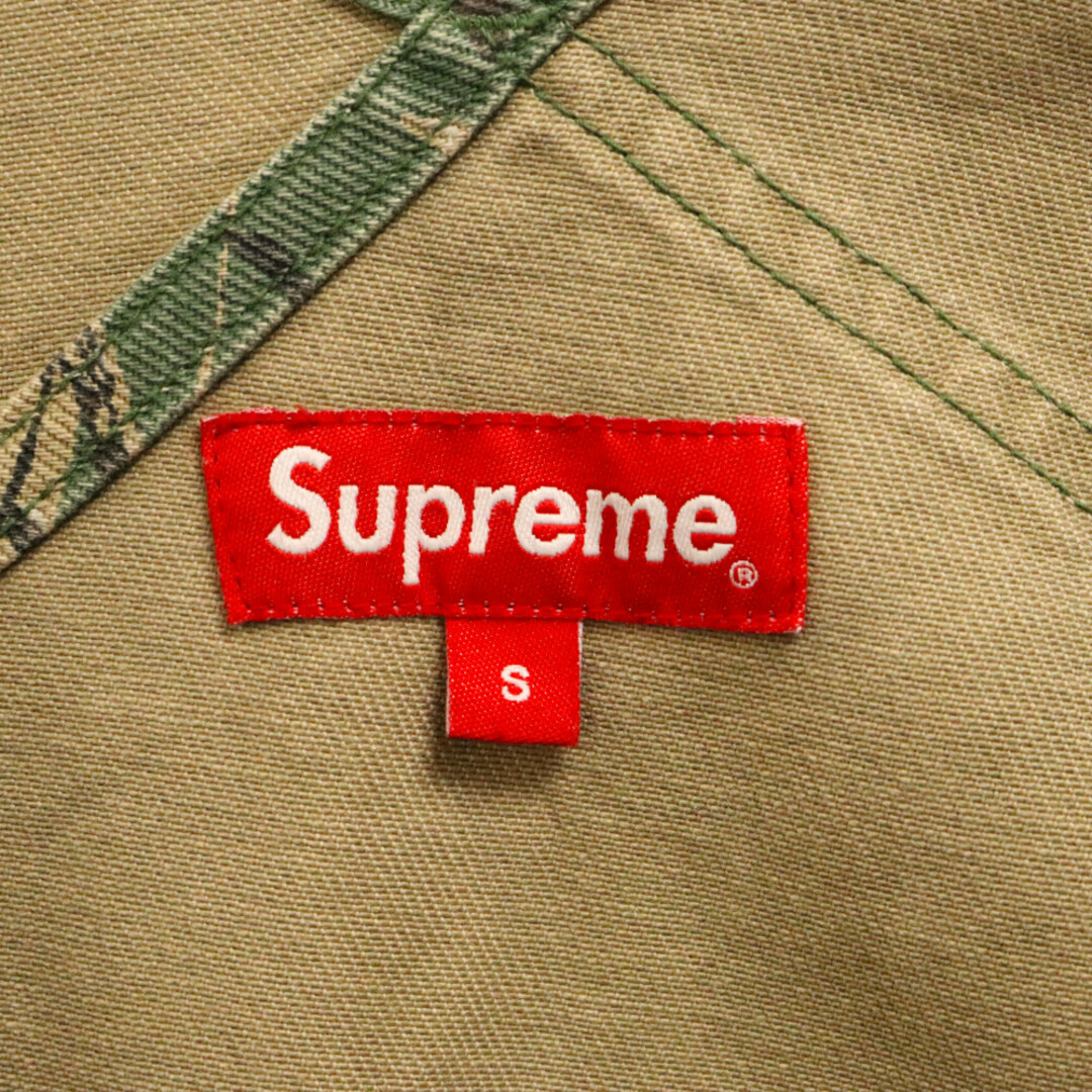 Supreme(シュプリーム)のSUPREME シュプリーム 22AW Cargo Denim Overalls バンブーカモ カーゴデニム オーバーオール 総柄 グリーンカモ メンズのパンツ(サロペット/オーバーオール)の商品写真