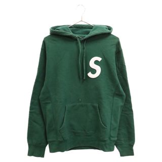 シュプリーム(Supreme)のSUPREME シュプリーム 20SS S Logo Hooded Sweatshirt キルティングSロゴ プルオーバーパーカー フーディー グリーン(パーカー)