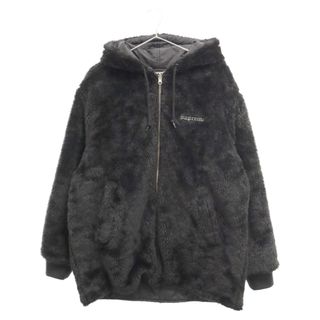 シュプリーム(Supreme)のSUPREME シュプリーム 17AW Reversible Sherpa Work Parka リバーシブル ワークパーカ ファー キルティング ブラック(フライトジャケット)