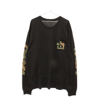 クロムハーツ(Chrome Hearts)のCHROME HEARTS クロムハーツ Camo Horseshoe L/S Tee カモフラ ホースシュー長袖Tシャツ ロンT ブラック(Tシャツ/カットソー(七分/長袖))