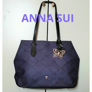 ANNA SUI - アナスイ ハンドバッグ トートバッグ キルティング 黒 