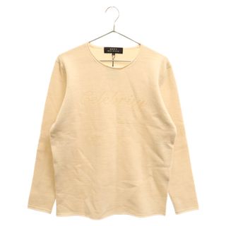 MEN'S MELROSE メンズメルローズ クルーネック ウールニットセーター ベージュ