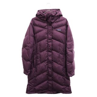 パタゴニア(patagonia)のPATAGONIA パタゴニア 19AW Down With It Parka スナップボタン ジップアップ ロングダウン ジャケット パープル 28441(ダウンジャケット)