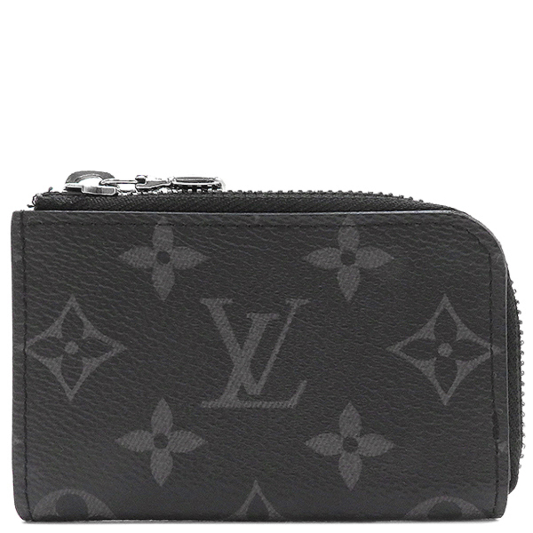 LOUIS VUITTON(ルイヴィトン)のルイヴィトン LOUIS VUITTON コインケース ポルトモネ ジュール モノグラムエクリプスキャンバス モノグラムエクリプス ガンメタル金具 黒 グレー 小銭入れ  M63536 RFID【中古】 メンズのファッション小物(コインケース/小銭入れ)の商品写真