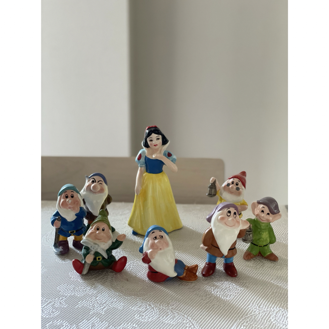 白雪姫 - 白雪姫 7人の小人 陶器の通販 by Jasmine's shop 白雪姫 - 白雪姫 7人の小人 陶器の通販 by Jasmine's shop