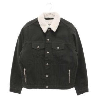 クロムハーツ(Chrome Hearts)のCHROME HEARTS クロムハーツ Motorbreath Jacket ラムスキン 裏ボアベスト付き モーターブレスジャケット ブラック/シルバー(フライトジャケット)