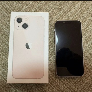 アイフォーン(iPhone)のiPhone13 mini 未使用品　100% ピンク　極美品　本体(スマートフォン本体)