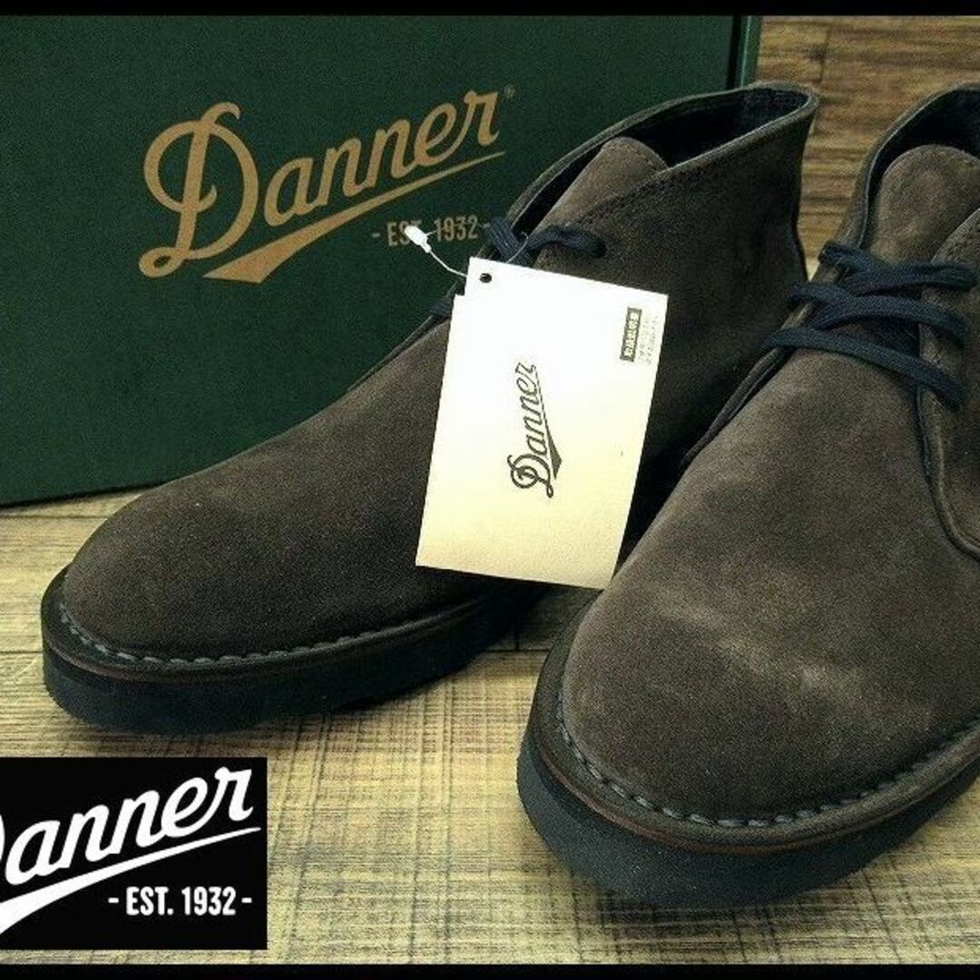 Danner(ダナー)の新品 ダナー D219875 スエード チャッカ ブーツ 茶 25.5 ① メンズの靴/シューズ(ブーツ)の商品写真