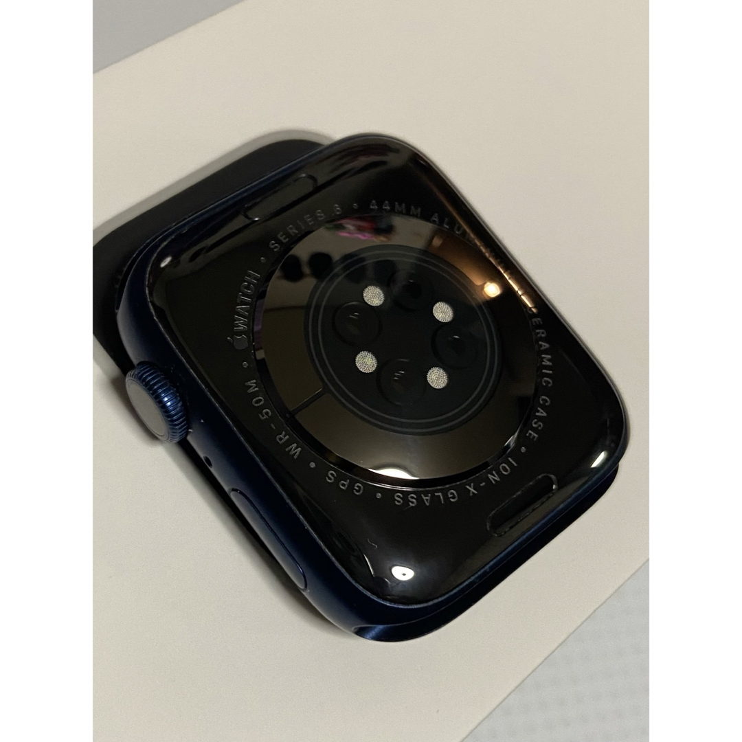 Apple Watch(アップルウォッチ)のApple watch series6 44㎜  GPSモデル BT83％  Ａ メンズの時計(腕時計(デジタル))の商品写真