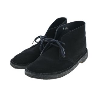 クラークス(Clarks)のclarks クラークス ブーツ 6(24.5cm位) 黒 【古着】【中古】(ブーツ)