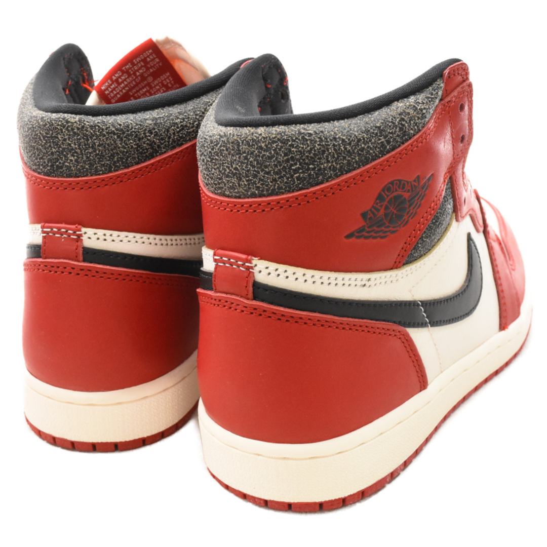 NIKE(ナイキ)のNIKE ナイキ AIR JORDAN 1 LOST&FOUND DZ5485-612 エアジョーダン1 ロスト&ファウンド ハイカットスニーカー ホワイト/レッド US8.5/26.5cm メンズの靴/シューズ(スニーカー)の商品写真