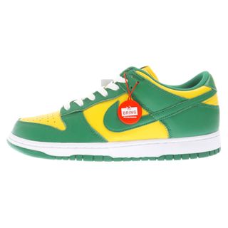 ナイキ(NIKE)のNIKE ナイキ DUNK LOW SP Brazil ダンクローカットスニーカー ブラジル グリーン イエロー US9.5/27.5cm CU1727-700(スニーカー)