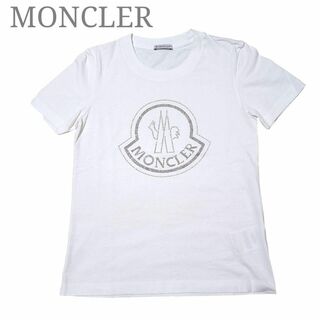 極美品 MONCLER モンクレール 半袖 Tシャツ ラインストーン