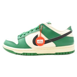 ナイキ(NIKE)のNIKE ナイキ DUNK LOW SE ダンクロー レースアップローカットスニーカー ホワイト グリーン US8/26cm DR9654-100(スニーカー)