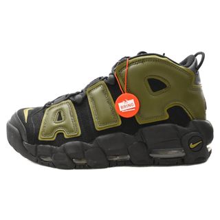 ナイキ(NIKE)のNIKE ナイキ AIR MORE UPTEMPO '96 エアモアアップテンポ レースアップハイカットスニーカー ブラック カーキ US11/29cm DH8011-001(スニーカー)