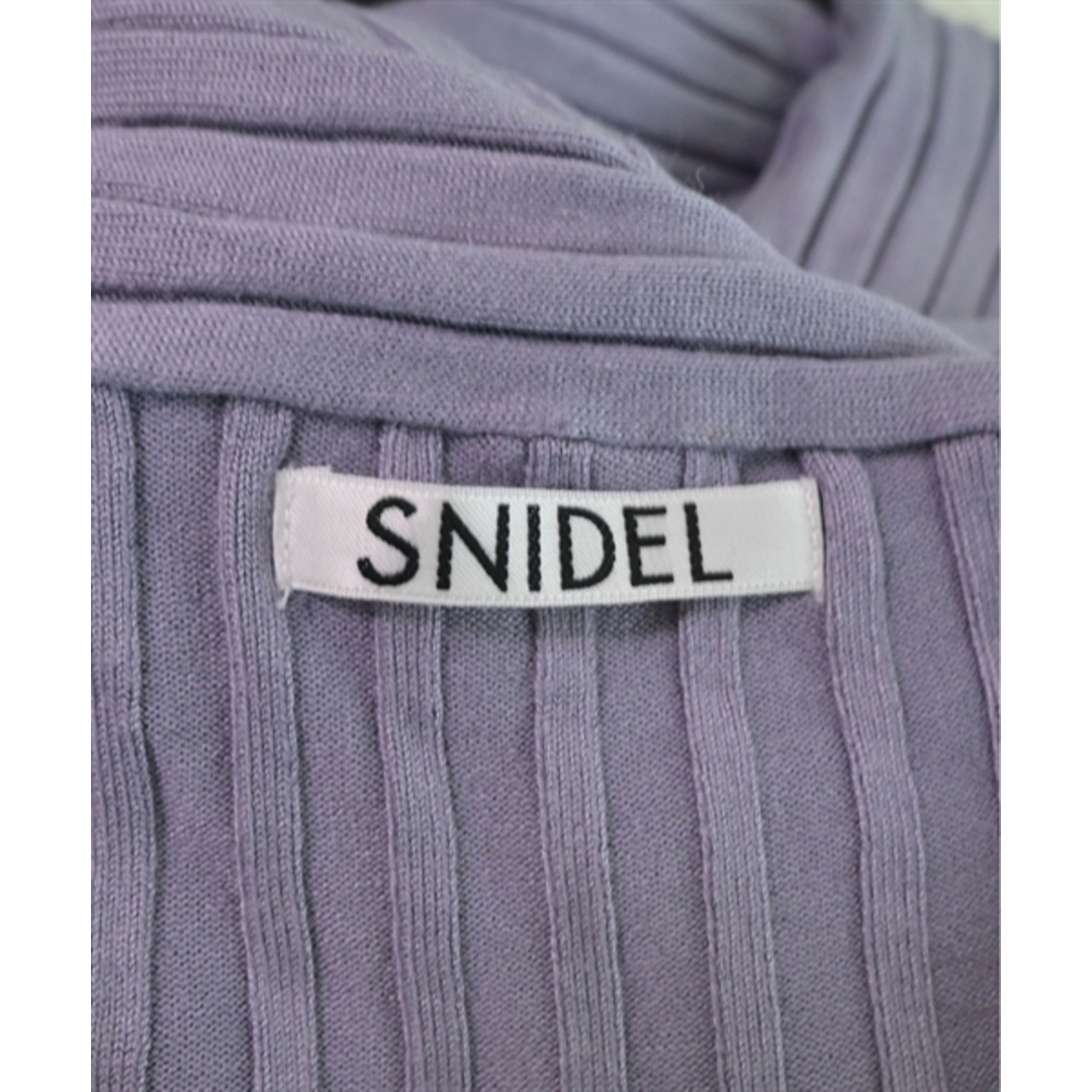 SNIDEL(スナイデル)のSNIDEL スナイデル ワンピース ONE 紫 【古着】【中古】 レディースのワンピース(ひざ丈ワンピース)の商品写真