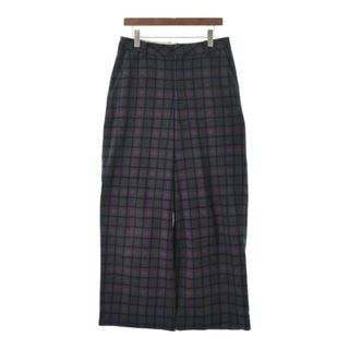 ユニフ(UNIF)のUNIF パンツ（その他） 27(M位) カーキxベージュx青等(チェック) 【古着】【中古】(その他)