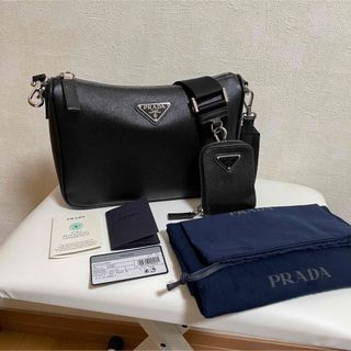 PRADA - 良品 PRADA プラダ レザー ショルダーバッグ VA1073 濃茶 PRADA - 良品 PRADA プラダ レザー ショルダーバッグ VA1073 濃茶