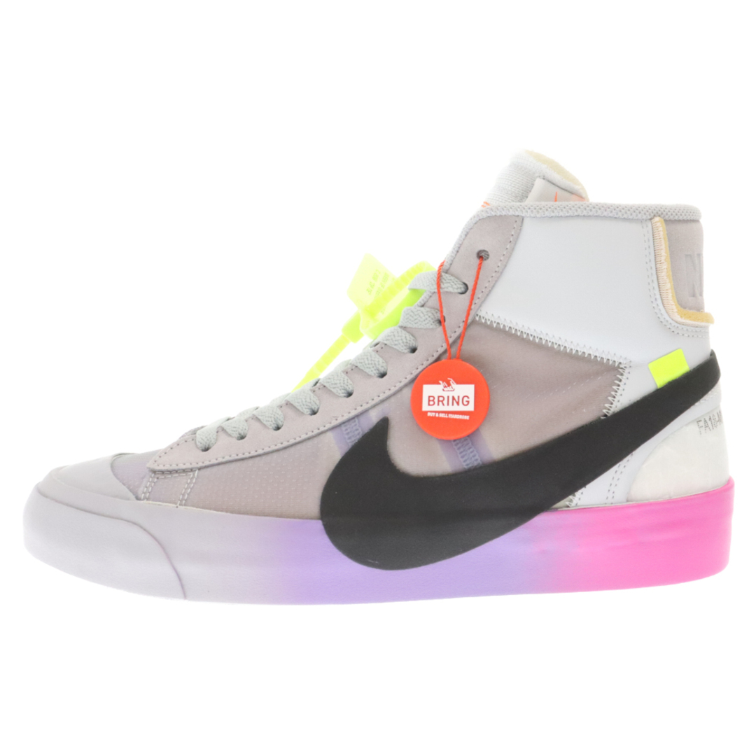 NIKE(ナイキ)のNIKE ナイキ ×OFF WHITE THE:10 BLAZER MID SERENA WILLIAMS QUEEN AA3832-002 オフホワイトブレーザー ミッドカットスニーカー セレーナウィリアムズ クイーン US9/27cm メンズの靴/シューズ(スニーカー)の商品写真