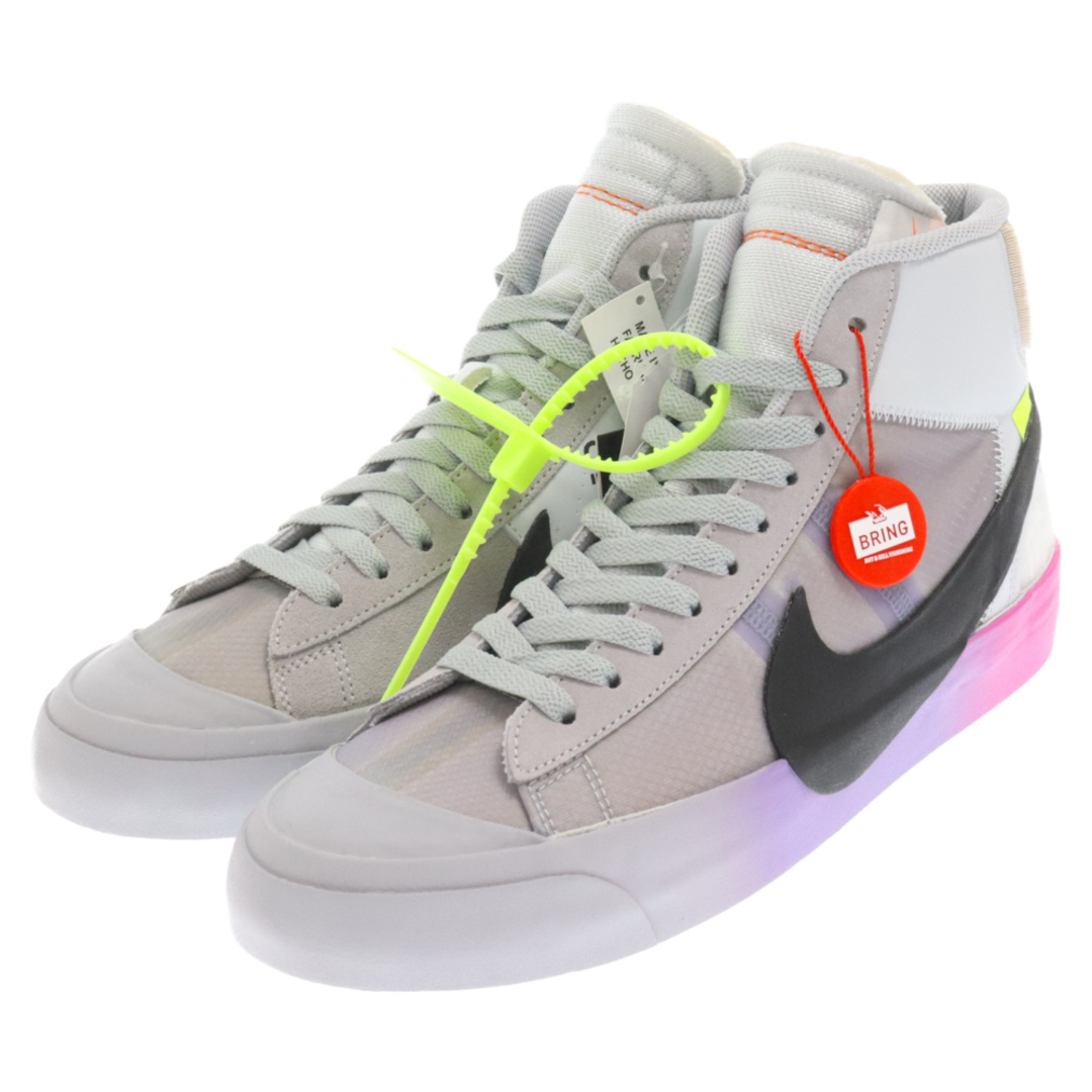 NIKE(ナイキ)のNIKE ナイキ ×OFF WHITE THE:10 BLAZER MID SERENA WILLIAMS QUEEN AA3832-002 オフホワイトブレーザー ミッドカットスニーカー セレーナウィリアムズ クイーン US9/27cm メンズの靴/シューズ(スニーカー)の商品写真