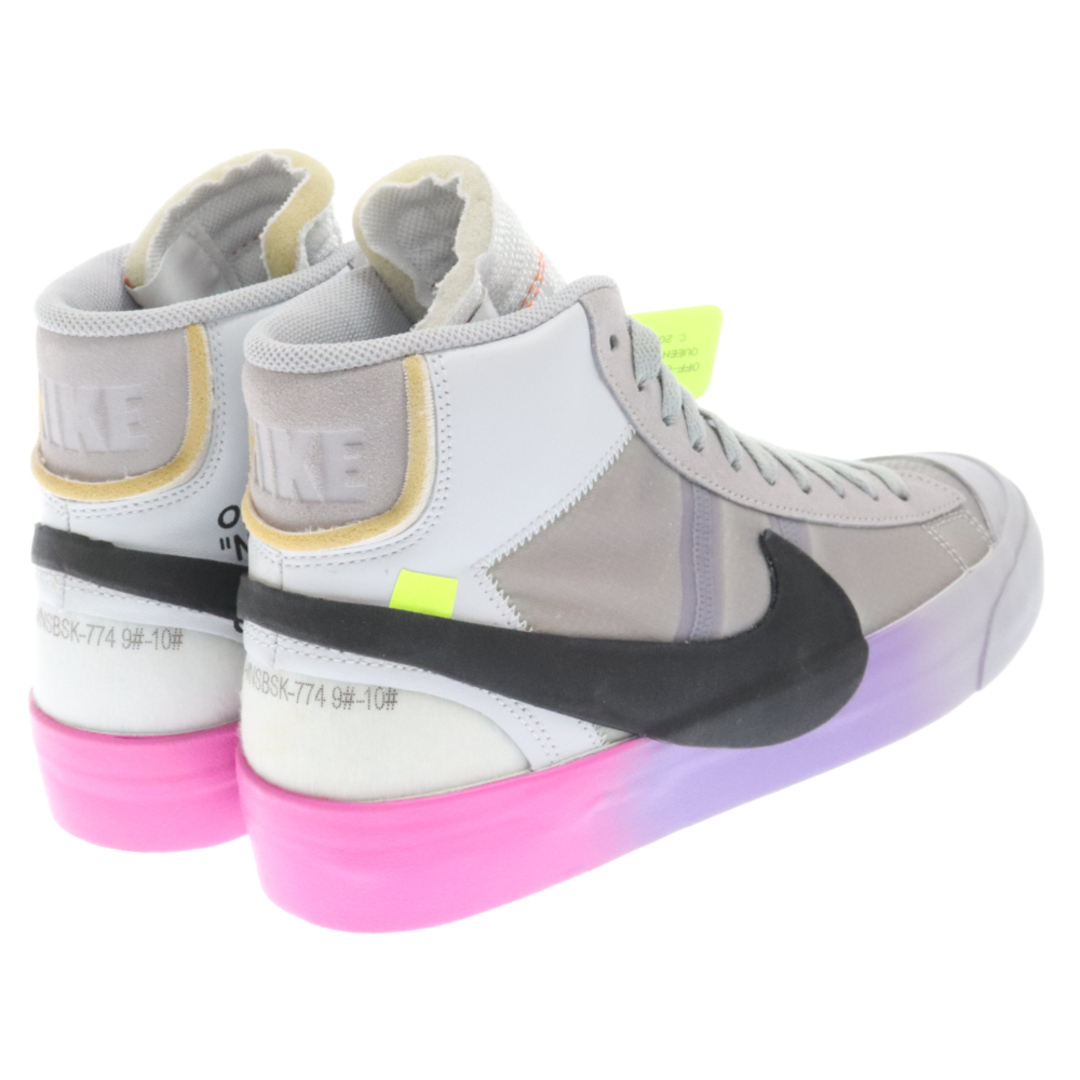 NIKE(ナイキ)のNIKE ナイキ ×OFF WHITE THE:10 BLAZER MID SERENA WILLIAMS QUEEN AA3832-002 オフホワイトブレーザー ミッドカットスニーカー セレーナウィリアムズ クイーン US9/27cm メンズの靴/シューズ(スニーカー)の商品写真