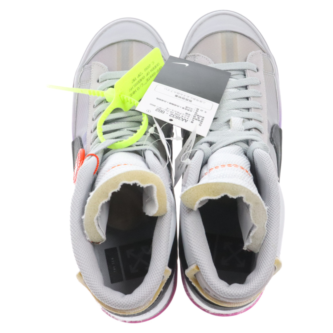 NIKE(ナイキ)のNIKE ナイキ ×OFF WHITE THE:10 BLAZER MID SERENA WILLIAMS QUEEN AA3832-002 オフホワイトブレーザー ミッドカットスニーカー セレーナウィリアムズ クイーン US9/27cm メンズの靴/シューズ(スニーカー)の商品写真